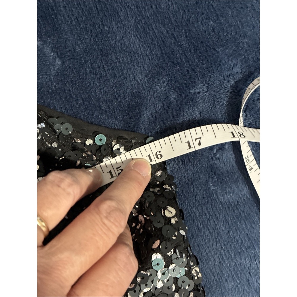 Hailey Logan by Adrianna Papell Dress with Sequins and Cutouts Size 7/8 - Picture 10 of 13